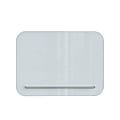 U Brands® Frameless Magnetic Dry-Erase Board, Glass, 24" X 18" (Actual Size 23" x 17")