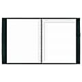 Blue Sky™ Wire-O Recycled Journal, 8" x 11", Black