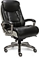 Serta® Smart Layers™ Tranquility Executive Ergonomic Bonded Leather High-Back Chair, Black/Slate