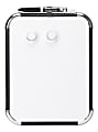 Office Depot® Brand Mini Magnetic Dry-Erase Whiteboard, 8-1/2" x 11", Plastic Frame With Black Finish 1 thumbnail image