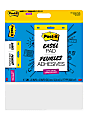 Post-it Super StickyWall Pad, 20" x 23", White, Single Pad Of 20 Sheets, Command Strips Included