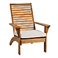 Linon Keir Outdoor Chair, Natural/Antique White