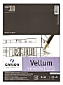 Canson Vidalon Tracing Vellum Pad, 9" x 12", Pack Of 50 Sheets