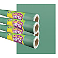 Teacher Created Resources® Better Than Paper® Bulletin Board Paper Rolls, 4' x 12', Eucalyptus Green, Pack Of 4 Rolls