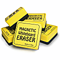 The Pencil Grip Magnetic Whiteboard Erasers, 2" x 2", Yellow, Pack Of 12 1 thumbnail image