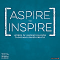 2024 Willow Creek Press Inspirational Monthly Wall Calendar, 12" x 12", Aspire to Inspire, January To December 1 thumbnail image
