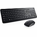 Dell KM3322W Keyboard and Mouse - USB Plunger Wireless RF 2.40 GHz Keyboard - Black - USB Wireless RF Mouse - 05GVG 1 thumbnail image