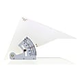 Pacific Arc Adjustable Acrylic Triangle, 10", Topaz 1 thumbnail image