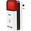 Simple Home Smart Siren Alarm - Wireless - 100 dB - Audible, Visual - Red