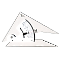 Pacific Arc Adjustable Acrylic Triangle, 8", Topaz 1 thumbnail image
