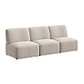 Bush Business Furniture Assemble Modular 3 Seater Sectional Lounge Sofa, Oat Fabric, Standard Delivery 1 thumbnail image