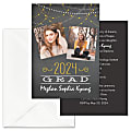 Custom Portrait Graduation Photo Announcements With Envelopes, 5" x 7", Grad Lights, Box Of 25 Cards