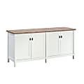 Sauder® Cottage Road 65-1/8"W x 20-9/16"D Lateral File Cabinet Credenza With File Rack, White/Lintel Oak 1 thumbnail image