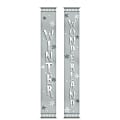 Amscan 671210 Christmas Snowy Hanging Flag Home Decorations, Set Of 2 Decorations 1 thumbnail image