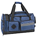 Summit Ridge Polyester Duffel, 12”H x 20”W x 9”D, Twilight Blue