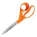 Fiskars® Premier Heavy-Duty Scissors, 9", Pointed, Orange