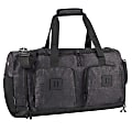 Summit Ridge Polyester Duffel, 12”H x 22”W x 9”D, Black Heather 1 thumbnail image