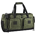 Summit Ridge Polyester Duffel, 12”H x 22”W x 9”D, Green