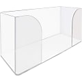 Nadex Coins Acrylic Clear Check Tray - 3.9" Height x 4.6" Width x 10" Depth - Desktop - Durable, Stackable - Clear - Acrylic 1 thumbnail image