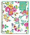 Blue Sky™ Day Designer Weekly/Monthly Academic Planner, CYO, 8 1/2" x 11", 50% Recycled, Peyton White, July 2018 to June 2019