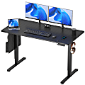 Bestier Electric Standing Desk with 3 Height Memory Presets & USB Port, 55.12 inch, 55dB, Black 1 thumbnail image