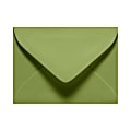 LUX Mini Envelopes, #17, Gummed Seal, Avocado Green, Pack Of 1,000