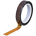 Kapton® Sealing Tape, 3" Core, 0.75" x 108', 1 mil, Amber