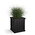 Mayne Cape Cod Square Planter, 18"H, Black 1 thumbnail image