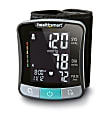 HealthSmart® Premium Series Universal Talking Wrist Digital Blood Pressure Monitor, Black/Gray
