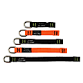 Ergodyne Squids® 3700 Web Tool Tails™, Assorted Sizes, 2 Lb, Black/Orange, Pack Of 6 Tails
