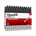 Sharpie® Permanent Markers, Fine Point, Black Ink, Pack Of 24 1 thumbnail image