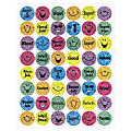 Eureka Sparkle Stickers, Smiles, Pack Of 72