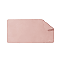 Mobile Pixels Desk Mat (Coral Pink) - Polyurethane Leather, Vinyl - Coral Pink