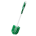 Libman Commercial Round Bowl Brushes, 14", White/Green, Pack Of 6 Brushes 1 thumbnail image