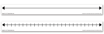 Learning Advantage F.U.N. Student Empty Number Lines, 1 3/4" x 17 1/2", Multicolor, Pre-K - Grade 8, Pack Of 10