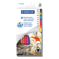 Staedtler® Watercolor Pencils, 5 mm Point, Assorted Colors, Box Of 12 Pencils
