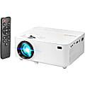 Technaxx Beamer TX-113 LCD Projector - 16:9 - White - 800 x 480 - Front - 480p - 40000 Hour Normal Mode - VGA - 2,000:1 - 1800 lm - HDMI - USB