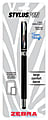 Zebra® Ballpoint Pen With Stylus, Medium Point, 1.0 mm, Black Barrel, Black Ink