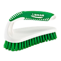 Libman Commercial Power Scrub Brushes, 7" x 2-1/2", Green/White, Pack Of 6 Brushes