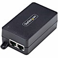 StarTech.com 1-Port 2.5GbE PoE+ Injector, Multi-Gigabit 10M/100M/1G/2.5G Ethernet, Midspan PoE/PoE+ (802.3af/802.3at), 30W, Unmanaged 1 thumbnail image
