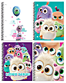 Inkology Spiral Notebooks, 8" x 10-1/2", College Ruled, 140 Pages (70 Sheets), Hatchlings, Pack Of 12 Notebooks