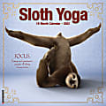 Willow Creek Press Animals Monthly Wall Calendar, 12" x 12", Sloth Yoga, January to December 2022, 19672 1 thumbnail image