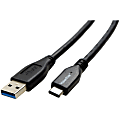 VisionTek USB-C to USB-A 1M Cable (M/M) - USB-C to USB-A 1 Meter 3.3 ft Male to Male Cable PD 60W 10Gbps Data for Laptop Ipad Dell XPS MacBook Pro