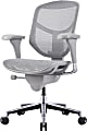 WorkPro® Quantum 9000V2 Series Ergonomic Mesh/Mesh Mid-Back Chair, Black/Gray
