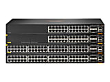 HPE Aruba 6300F - Switch - L3 - managed - 24 x 10/100/1000 (PoE+) + 4 x 50 Gigabit Ethernet SFP56 - front to back airflow - rack-mountable - PoE+ - TAA Compliant