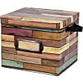 Teacher Created Resources Storage Box With Lid, Medium Size, Brown 1 thumbnail image