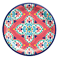 Amscan Summer Boho Vibes Round Paper Plates, 7", Multicolor, Pack Of 32 Plates 1 thumbnail image