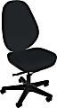 Sitmatic GoodFit Synchron High-Back Chair, Black/Black