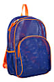 Eastsport Sport Mesh Backpack, Indigo/Orange