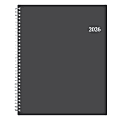 2026 Blue Sky Weekly/Monthly Planner, 8-1/2" x 11", Passages/Charcoal Metallic, January To December, 100008 1 thumbnail image